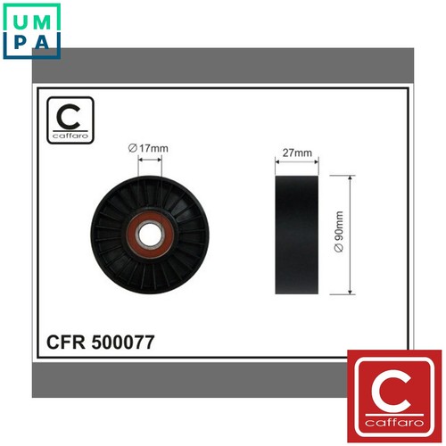Tensioner pulley vribbed - pulley,
