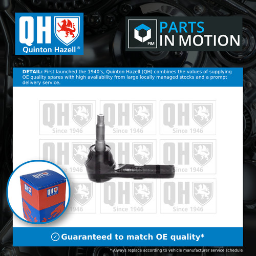 Tie track rod end fits - rod,