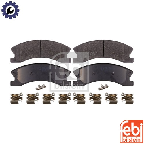 Brake pad set disc - set,