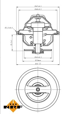 725184 nrf thermostat - nrf, coolant