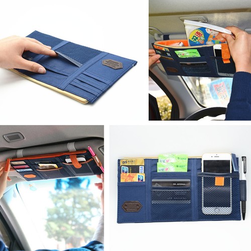 Car blue sun tidy - car,