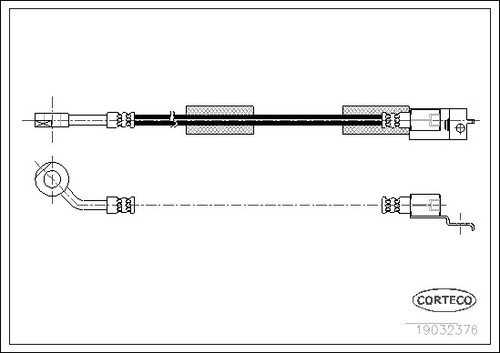 Corteco 19032376 brake - corteco, hose