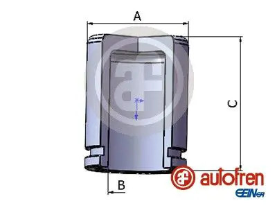 Brake caliper piston aluminium - caliper,