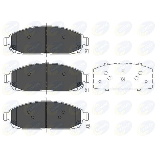 Brake pads set front - brake,
