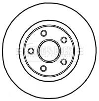 Borg beck front - borg, axle