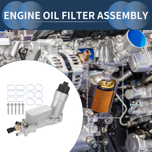 Engine oil cooler filter - oil,