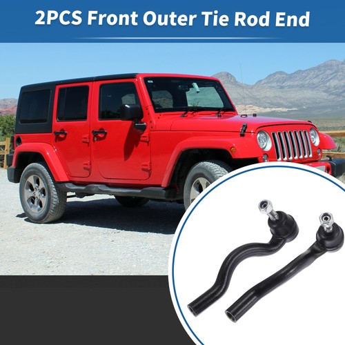 2pcs front outer tie rod - front,