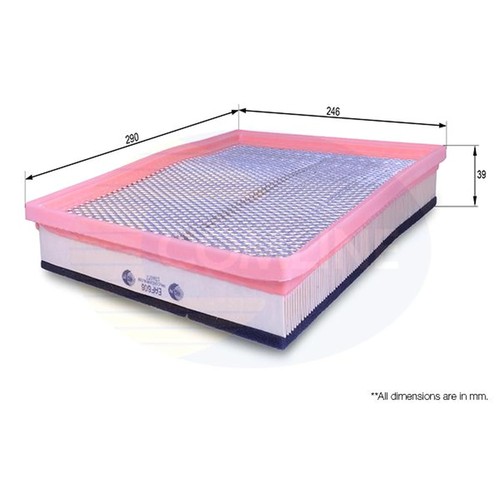 Comline engine air filter fits - comline,