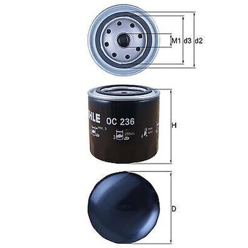 Knecht 236 oil filter for - oil,